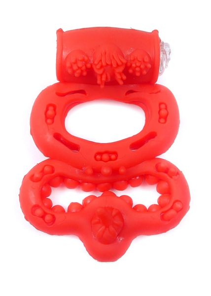 Pierścień-Vibrating CockRing Red zdjęcie 1