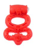 Pierścień-Vibrating Cockring Red