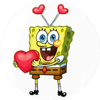 Opłatek na tort SpongeBob Kanciasto Głowy Postać Bajkowa