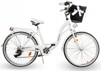 Damski Rower Miejski Damka koło 28 cali Różne Kolory HIT 2024 Kosz