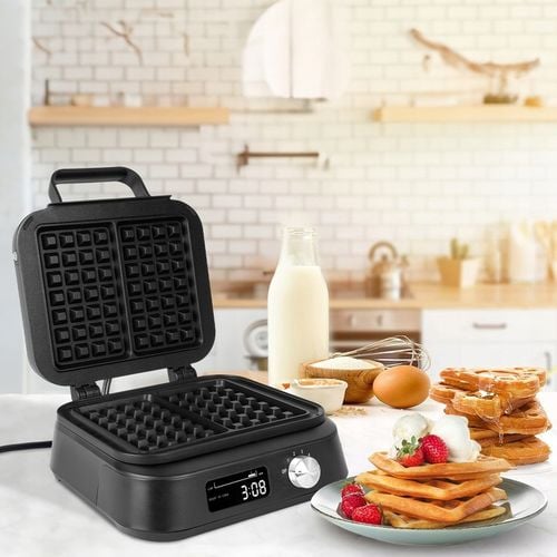 GOFROWNICA DUŻE GOFRY REGULACJA TEMPERATURY DŹWIĘK MOCNA 2200W na Arena.pl