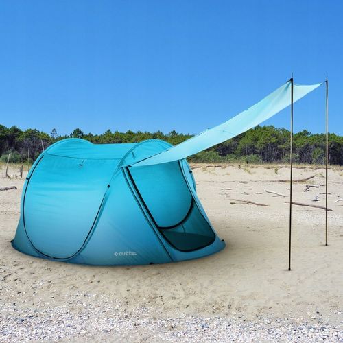 PARAWAN NAMIOT PLAŻOWY SAMOROZKŁADAJĄCY ZAMYKANY Z DASZKIEM OUTTEC na Arena.pl