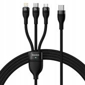 2 x Baseus Flash Series II kabel USB Typ C - USB Typ C / Lightning / micro