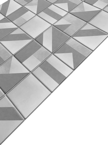 Szare Dekoracyjne Panele Ścienne 3D PCV PATCHWORK MOZAIKA 25197 na Arena.pl