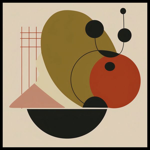 Plakat 80x80cm Geometryczny Balans zdjęcie 2