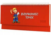 Terminarz dla budowlańca 2026 tygodniowy kalendarz leżący biurkowy