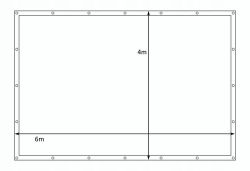 Wimar Plandeka 60 g/m2 4 x 6m na Arena.pl