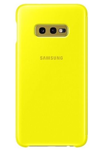 Etui Clear View Cover S10e Zółte na Arena.pl