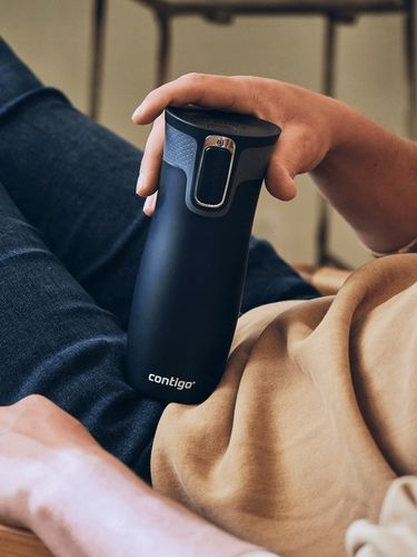 Kubek termiczny Contigo West Loop 2.0 470ml - czarny mat na Arena.pl