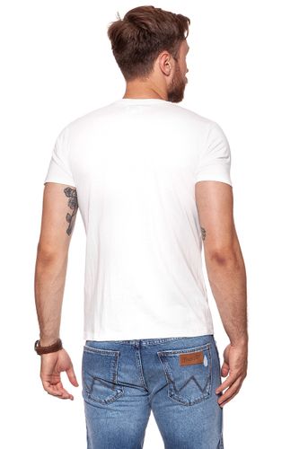 WRANGLER SS EAGLE TEE OFFWHITE W7B74FK02 L na Arena.pl