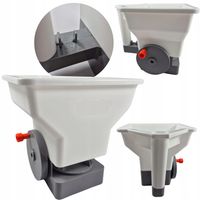 RĘCZNY SIEWNIK OGRODOWY ROZSIEWACZ DO ROZSIEWANIA NAWOZÓW TRAW NASION 3L