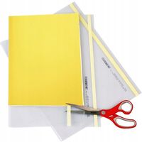 OKŁADKI SAMOPRZYLEPNE NA KSIĄŻKI S4 29,5x44,5cm 25sztuk BIURFOL