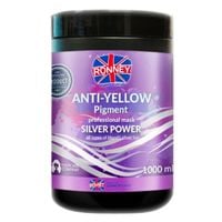 Ronney Maska do włosów BLOND No Yellow 1000ml niweluje żółte tony