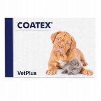VetPlus Coatex Psy Koty - Choroby Skóry i Sierści 60 kaps