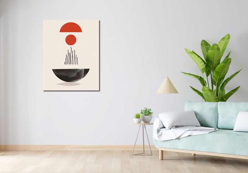 Obraz 70x90cm Półokrągła Forma zdjęcie 2