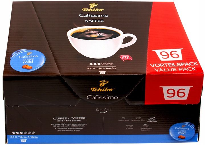 Kapsułki Tchibo Cafissimo Coffee Mild 96szt zdjęcie 7