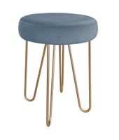 Taboret Venus HAIRPIN noga złota BL06