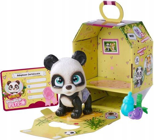 PAMPER PETZ INTERAKTYWNA PANDA PIJE SIKA 20 CM PIELUSZKOWY GANG SMOCZEK AKC na Arena.pl