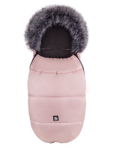 Śpiworek zimowy do wózka różowy mat na Arena.pl