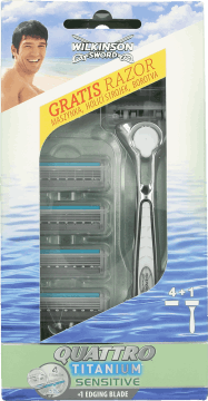 WILKINSON SWORD Quattro Titanium Sensitive 1 szt. na Arena.pl