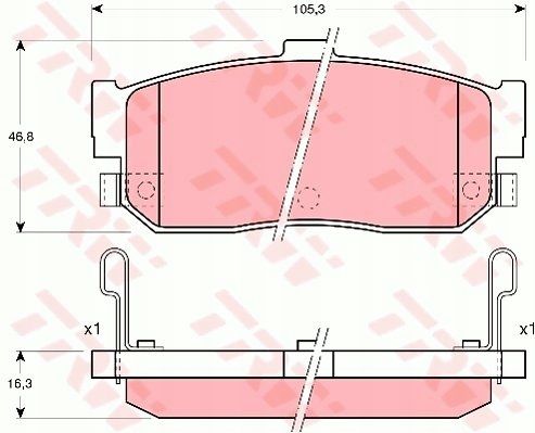 Klocki hamulcowe TRW GDB3181 na Arena.pl