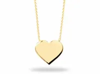 ZŁOTY NASZYJNIK SERCE SERDUSZKO GRAWER 585