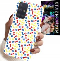 ETUI DO SAMSUNG GALAXY A51 - ŁAPKI KOŚCI PIES PATROL BAJKI + SZKŁO