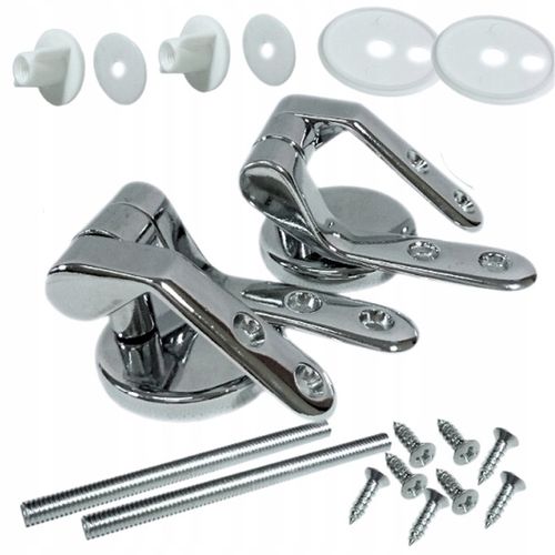 Zawiasy uchwyty TYP U metalowe do DESKI sedesowej drewnianej MDF mocowania na Arena.pl