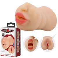 Masturbator 2W1 Usta + Wagina Z Cyberskóry  Soft Skin 17 Cm Crazy Bull Zoey