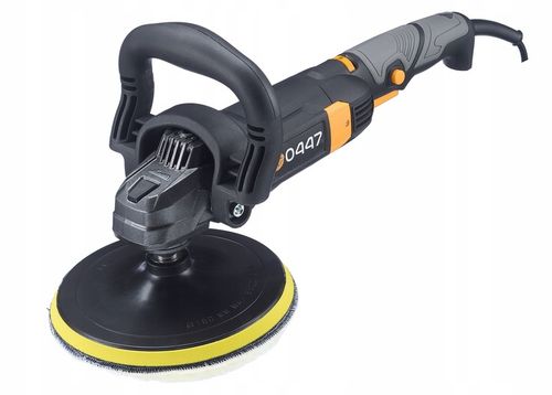 POLERKA SAMOCHODOWA SZLIFIERKA z REGULACJA OBROTÓW 2600W + 4x GĄBKA MP0447 na Arena.pl