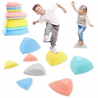 Kolorowe kamienie balansujące dla dzieci – zestaw 9 sztuk do zabawy