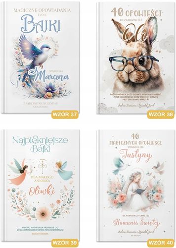 BAJKI dla dzieci Prezent na Dzień Dziecka Roczek Pamiątka Chrztu Z IMIENIEM na Arena.pl