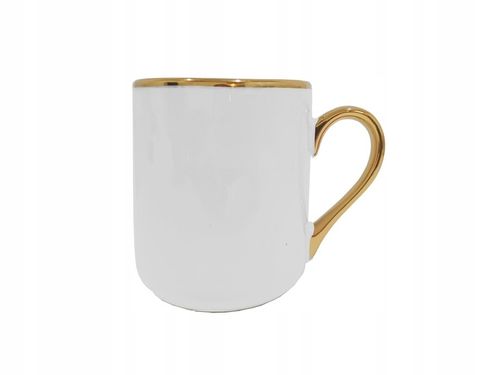 Kubek z Twoim nadrukiem ze złotym uchwytem zdjęcie prezent JESTEŚ ŚLICZNA na Arena.pl