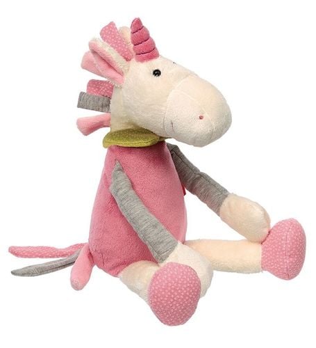 SIGIKID Różowy jednorożec 35 cm Patchwork Sweety na Arena.pl