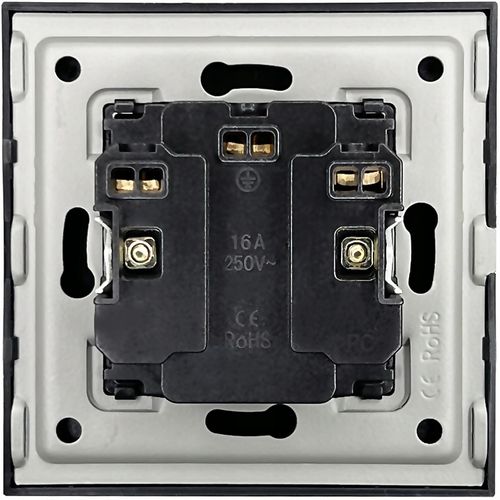 Gniazdo Gniazdko z Bolcem Podwójne Szklane z Uziemieniem Szkło MIUUN na Arena.pl