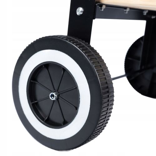 GRILL ogrodowy Węglowy na kołach DUŻY Rożen PÓŁKI Gril Regulacja Rusztu na Arena.pl