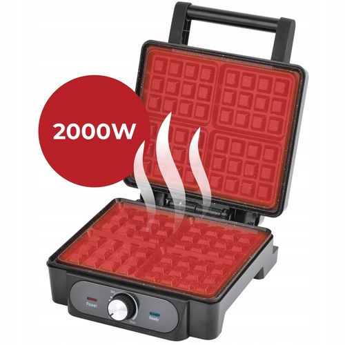 GOFROWNICA XXL 4 DUŻE GOFRY MARMURKOWA POWŁOKA REGULACJA TEMPERATURY na Arena.pl