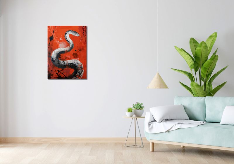 Obraz 50x70cm Smoczy Oddech Węża zdjęcie 2