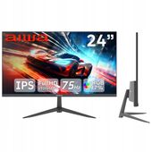 2 x Monitor bezramkowy AIWA MF2408-V 24" 1920x1080 75Hz IPS HDMI gamingowy