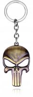 Breloczek GOLD Punisher Revenge Zemsta Czaszka Mściciel Gadżet do kluczy