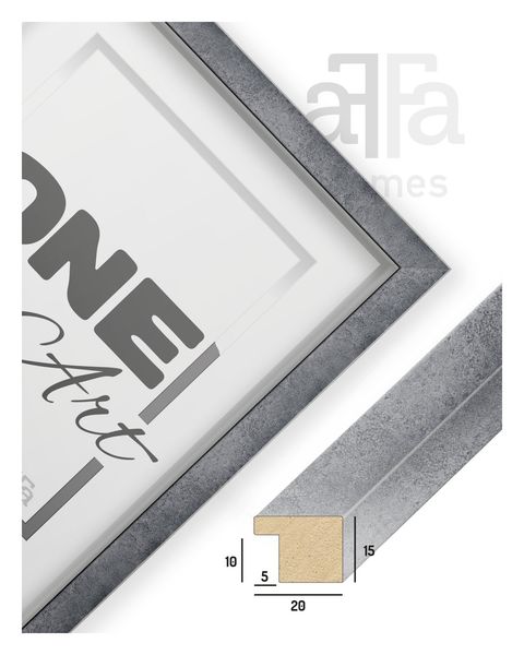 Ramka na zdjęcia Hekla 30x45 MDF dyplom beton 1szt. zdjęcie 3
