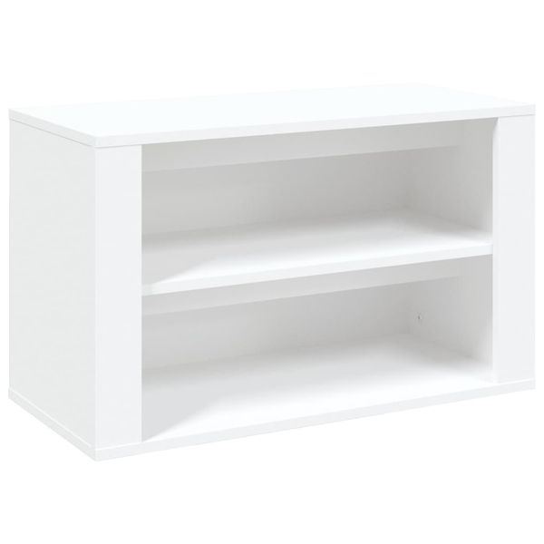 Półka na buty, biała, 75x35x45 cm zdjęcie 1