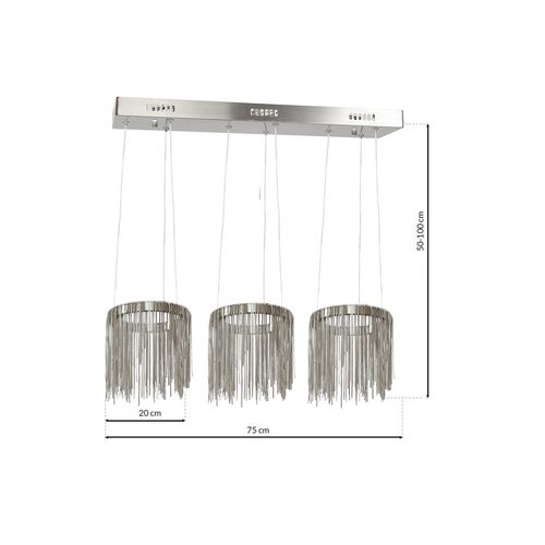 LAMPA WISZĄCA CASCATA SATIN 54W LED na Arena.pl