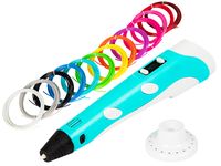 Długopis 3D drukarka 3D niebieski + 65m filament mix