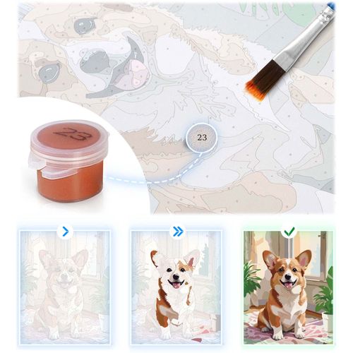 Obraz do malowania po numerach 40x50 cm Massido Bażant na Arena.pl