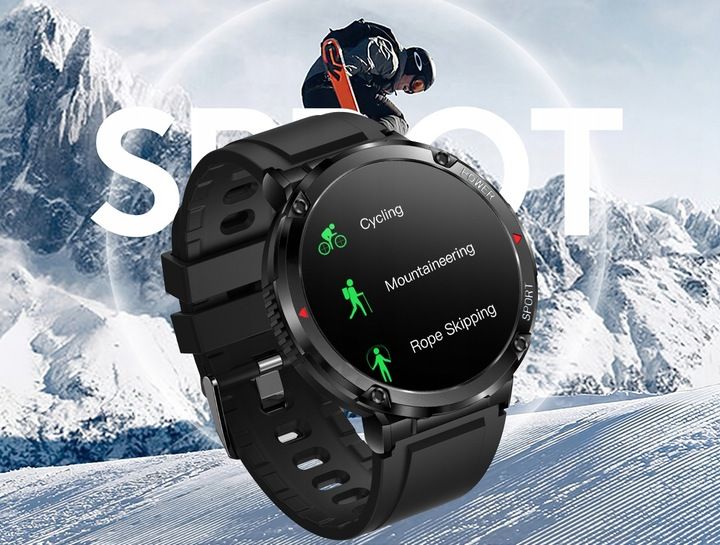 ZEGAREK MĘSKI SMARTWATCH SHD 400px CIŚNIENIOMIERZ PULSOMETR ROZMOWY PL MENU zdjęcie 13