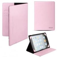 2 x ELEGANCKIE ETUI NA TABLET 7" BLUN RÓŻOWE OCHRONA MIKROFIBRA STAND