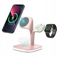 Ładowarka Indukcyjna UD22-5in1 Magsafe Wireless Charger Różowa