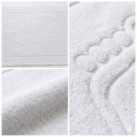 Ręcznik stopka hotelowa dywanik łazienkowy ROSA 70x50 cm 650g/m2 biały