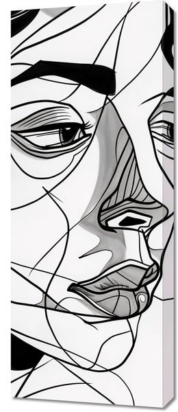 Obraz 40x100cm Portret Kobiecy zdjęcie 1